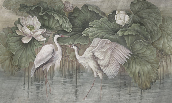 Tapeta Artystyczna Heron haze 3