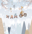 Tapeta Mural CW6033-1 High-Flying Cyclist